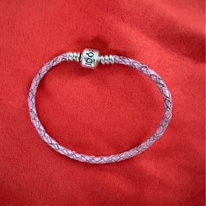 Pink Pandora Leather bracelet